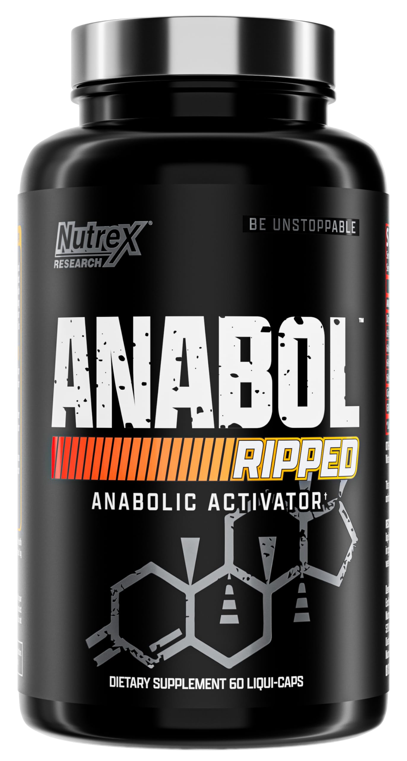 Nutrex Research Anabol Ripped Anabolic Muscle Builder for Men 2-in-1 Muscle Builder and Shredding Supplement (60 Count)