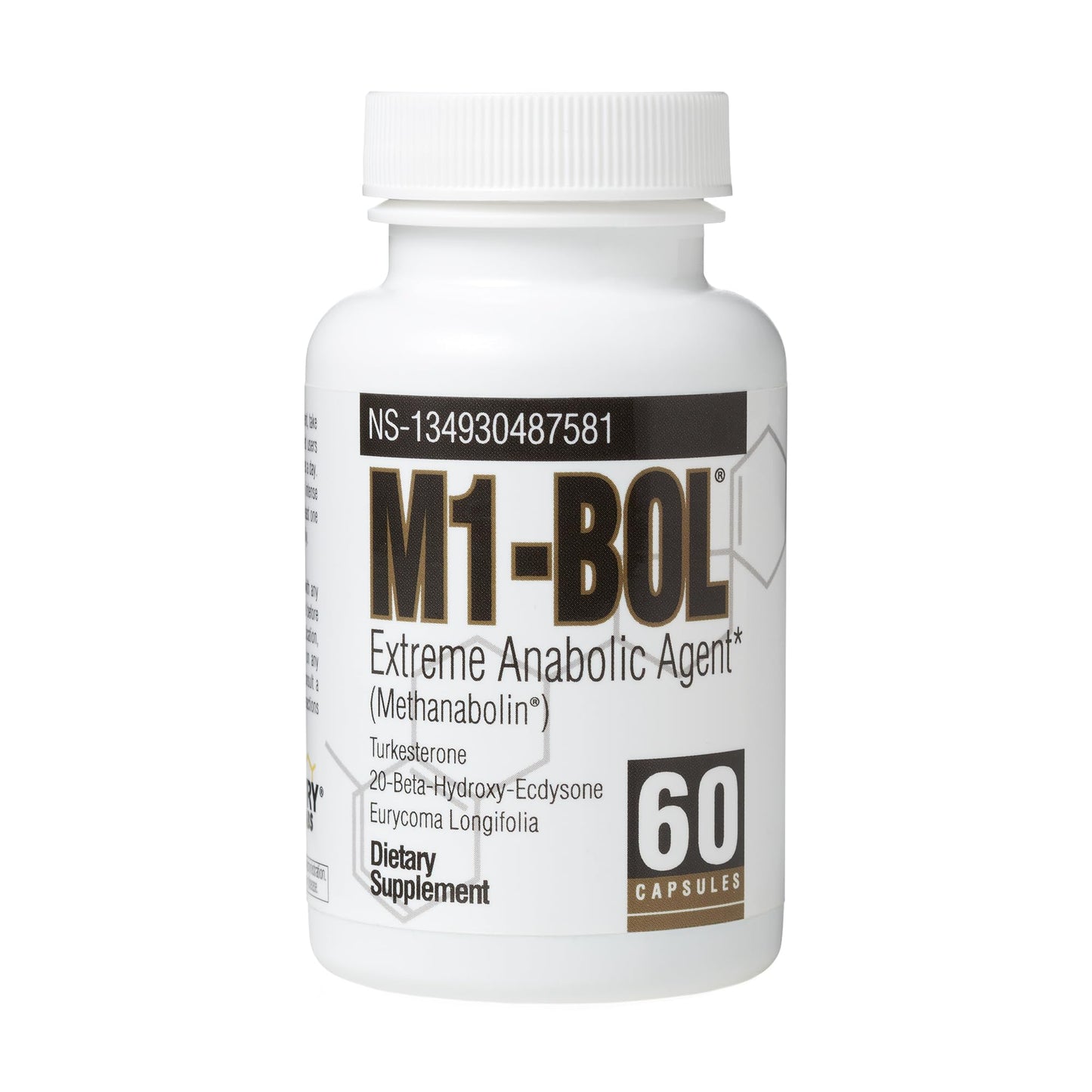 M1-BOL Avry Labs Extreme Anabolic Supplement – Dietary Supplement w/Turkesterone to Support Muscle Growth Strength Recovery & Naturally Support Optimal Testosterone Levels – Vegan 60 Capsules