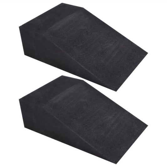 Pack of 2 Squat Wedge Weightlifting Calf Stretcher Slant Board for Squat Improve Mobility Balance and Strength Performance