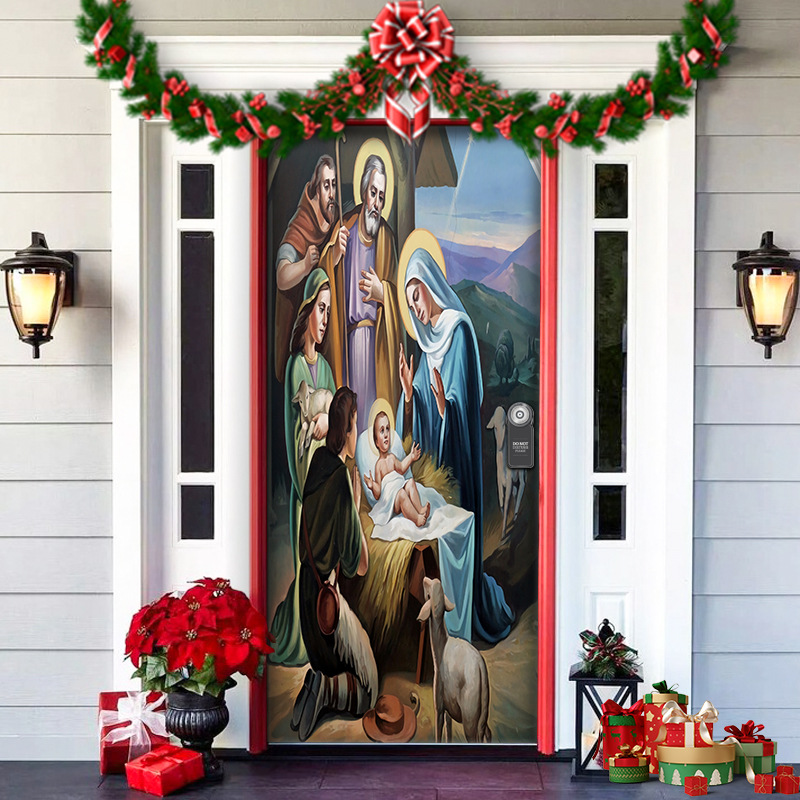 Christmas Themed Door Decoration