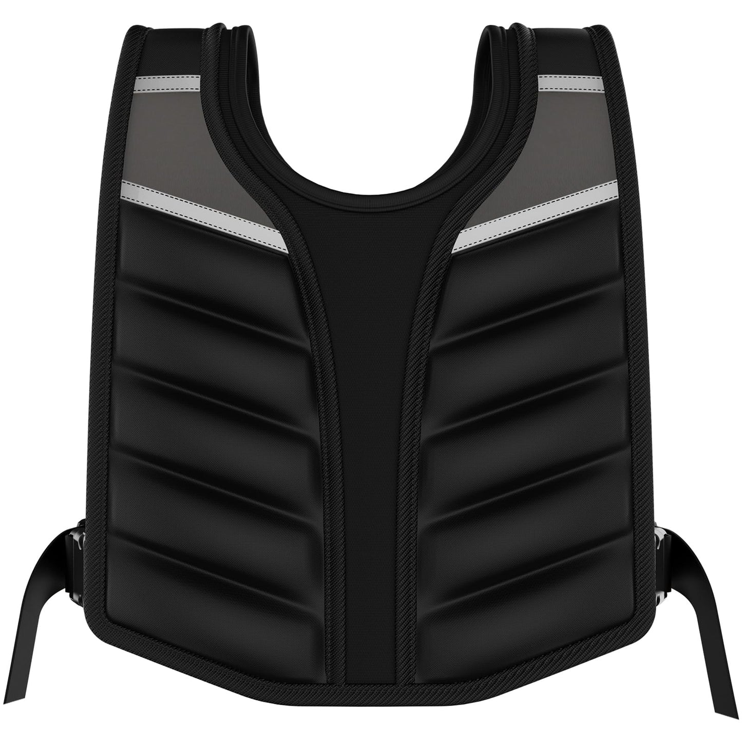 15LB Weight Vest with Reflective Stripe for Workout Strength Training Running Fitness Muscle Building Weight Loss Weightlifting